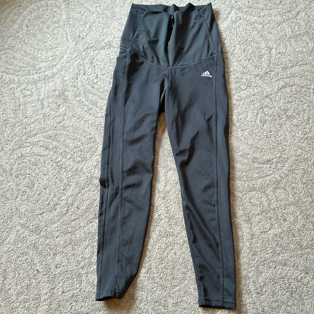 Maternity Adidas Grey Leggings Size Medium